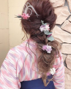 編みおろしアレンジ